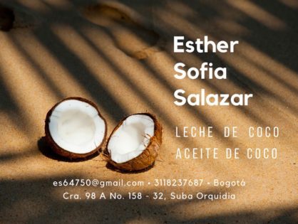 ESTHER SOFIA SALAZAR -  LECHE DE COCO