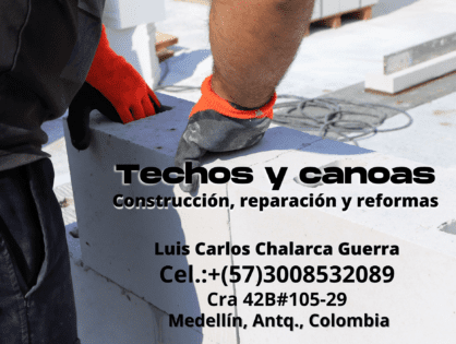 TECHOS Y CANOAS