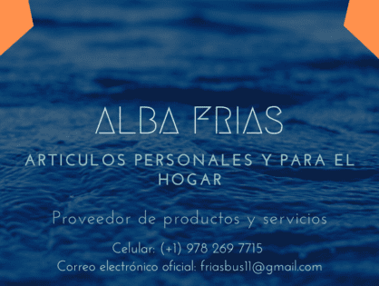 ALBA FRIAS - ARTÍCULOS PARA EL HOGAR