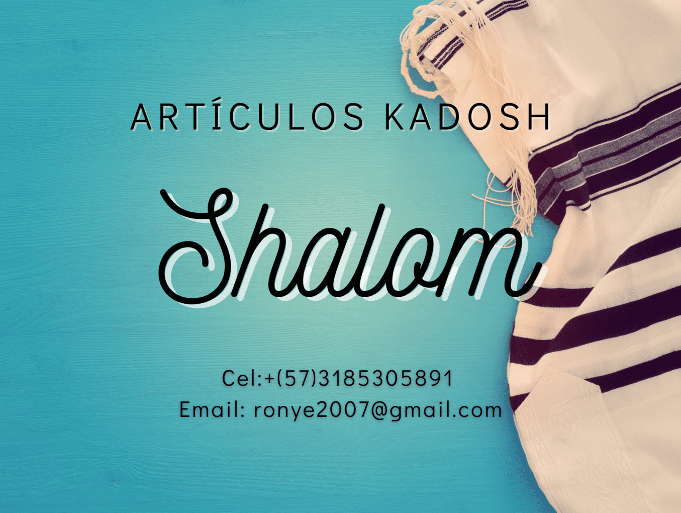 SHALOM - ARTÍCULOS KADOSH