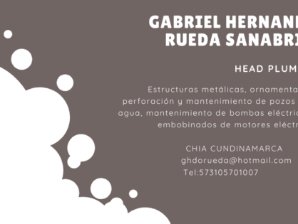 GABRIEL RUEDA - MANTENIMIENTO