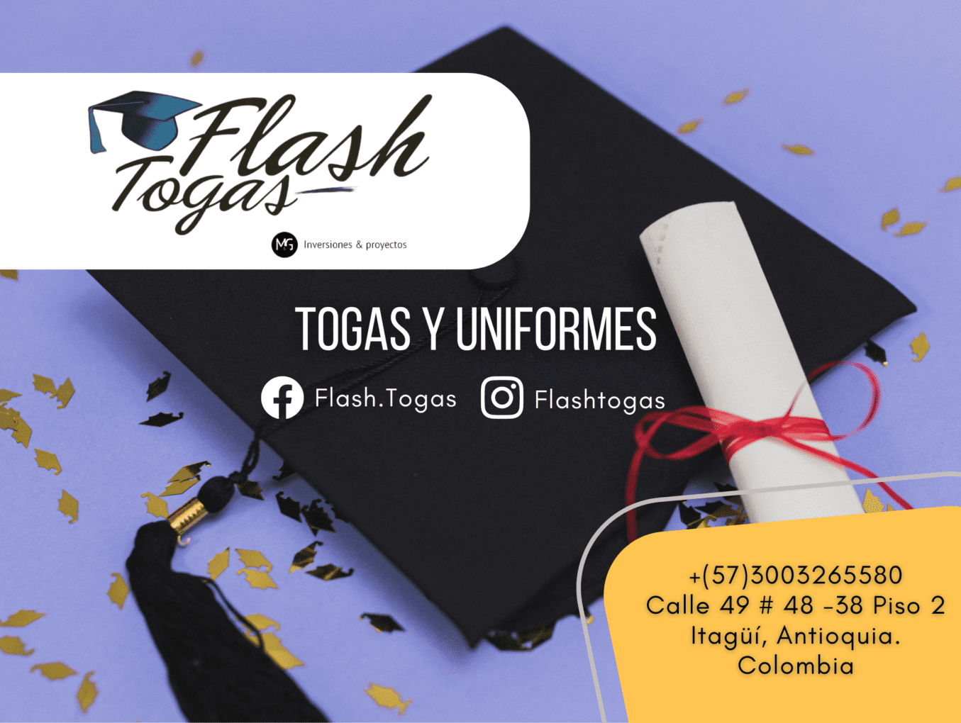 FLASH TOGAS - UNIFORMES