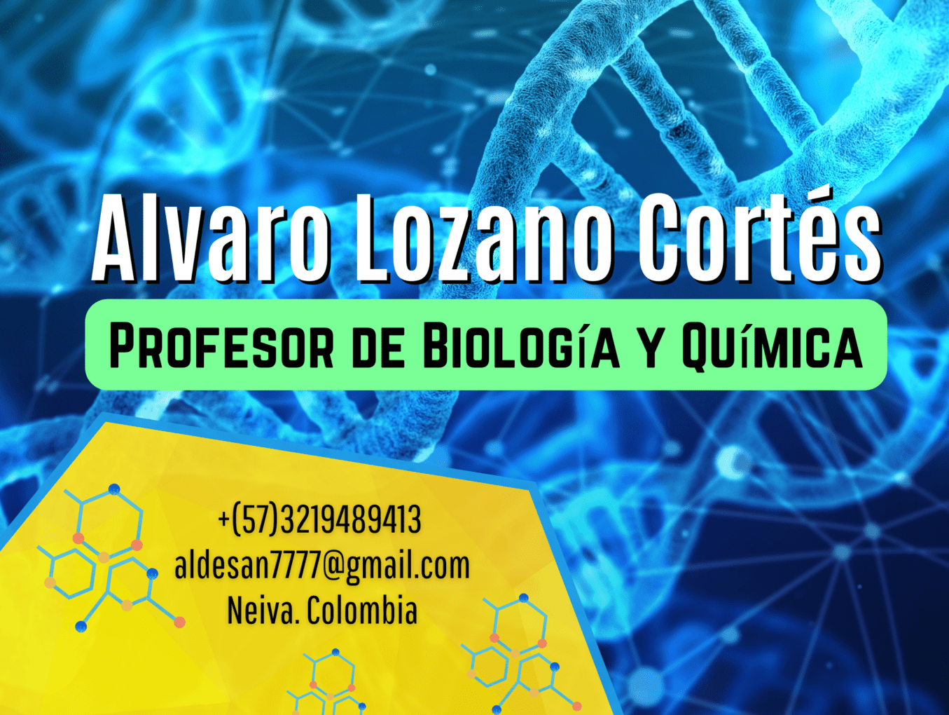 ÁLVARO LOZANO CORTÉS - PROFESOR