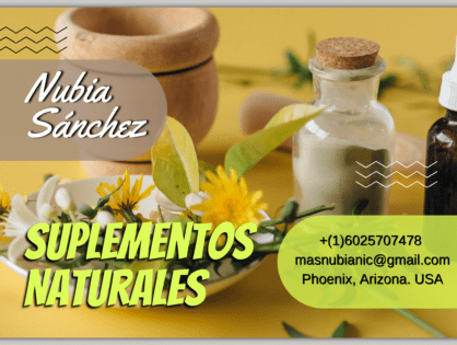 NUBIA SÁNCHEZ - SUPLEMENTOS NATURALES