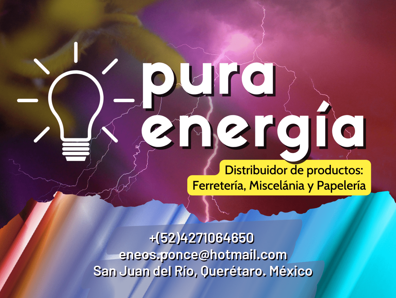 PURA ENERGÍA - DISTRIBUIDOR DE PRODUCTOS PARA FERRETERÍA