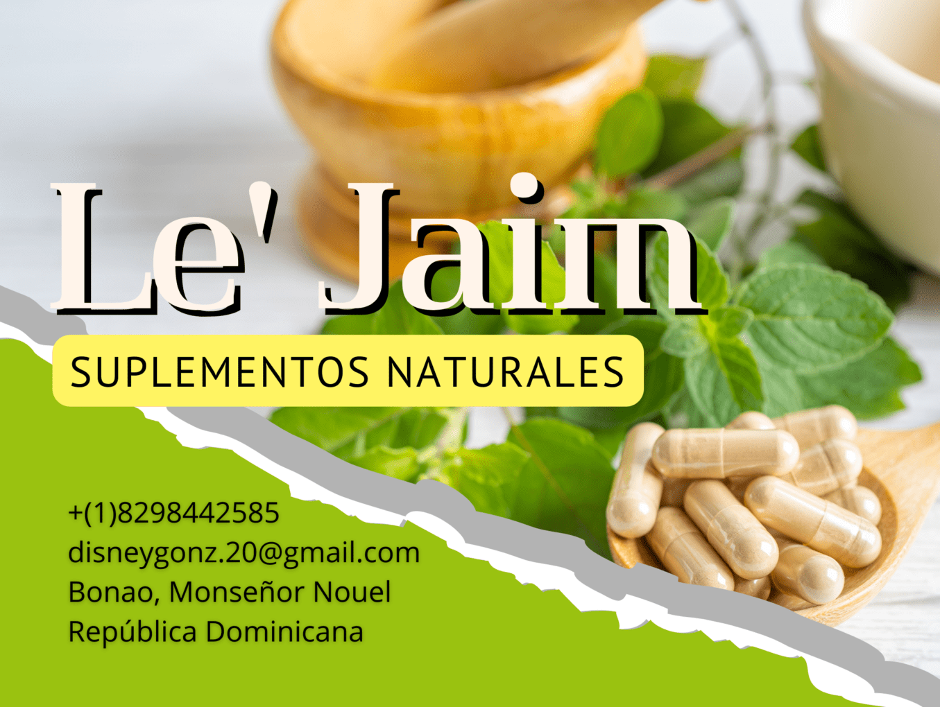 LE' JAIM - SUPLEMENTOS NATURALES