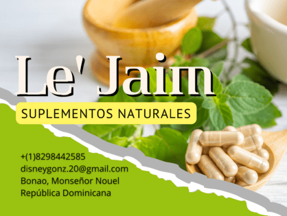 LE' JAIM - SUPLEMENTOS NATURALES